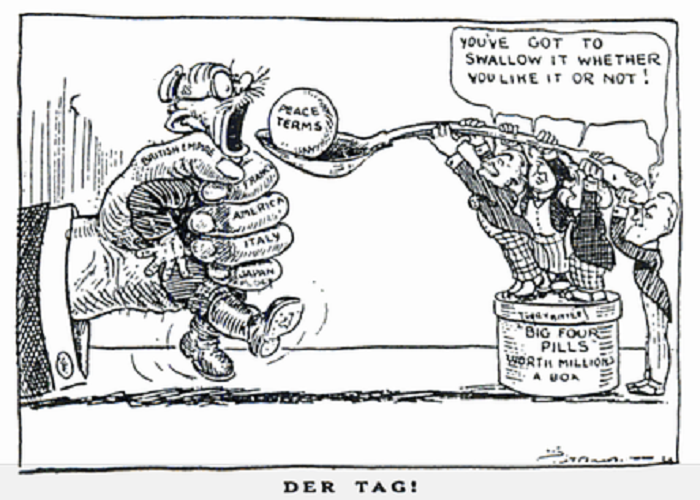 Germans Reaction Treaty Of Versailles 1919